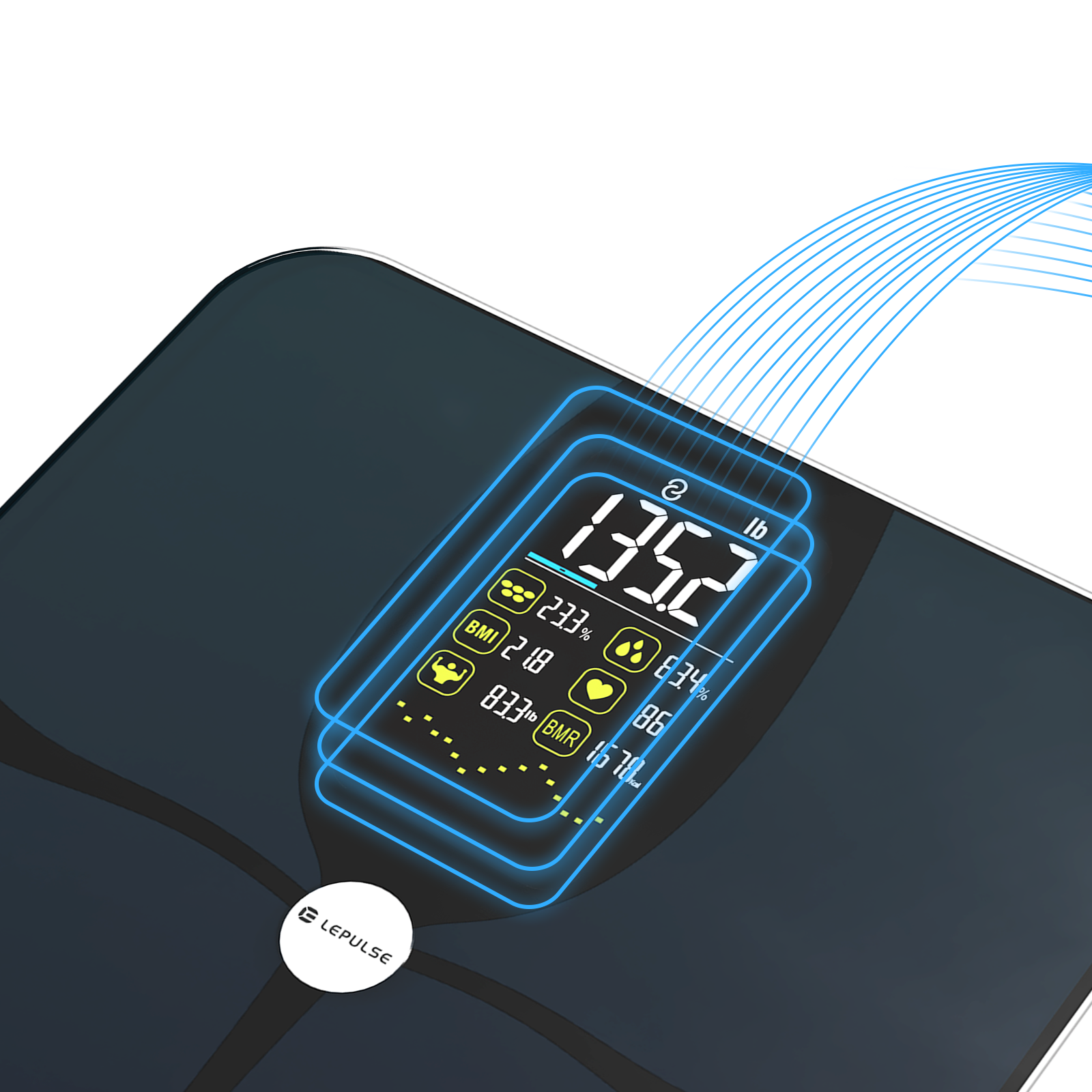 Lepulse F4 Pro Large Display Smart Body Fat Scale